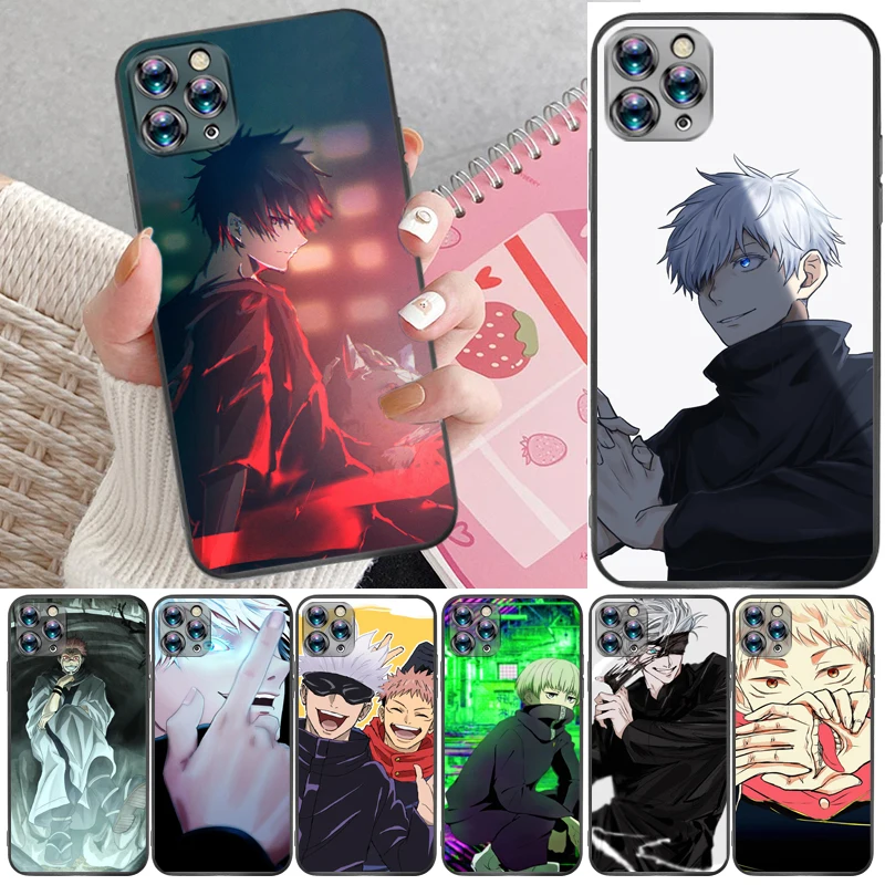 

Jujutsu Kaisen Fushiguro Megumi Sukuna Yuji Itadori Satoru Gojo Phone Case For iPhone 6 6S Plus 7 8 Funda Back Cover Carcasa