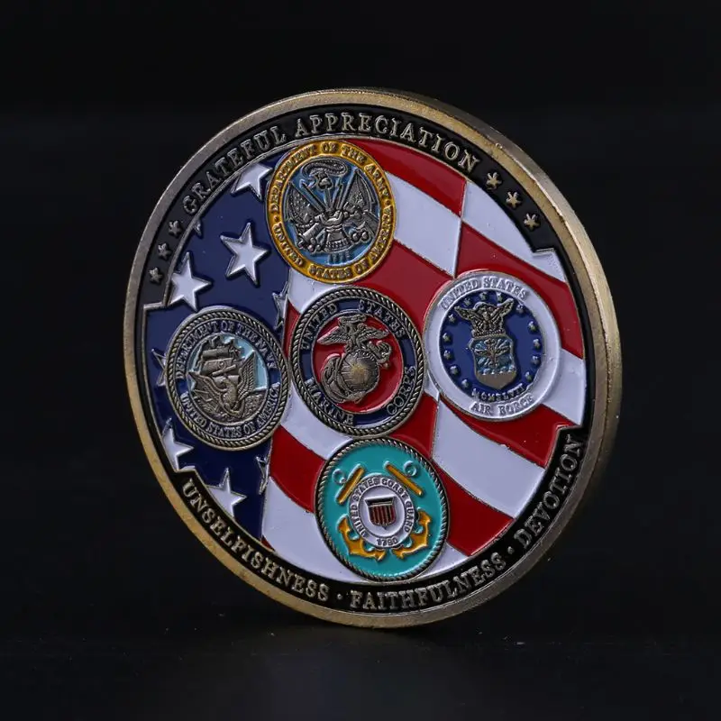 Памятные монеты американской пятилетней армии на День Благодарения подарки для