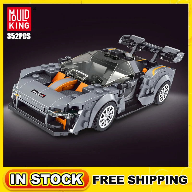 

Mould King City Racers Famous Car Vehicle Building Blocks 352pcs Venno Model Memento Speed Sport Car Moc Bricks Gifts