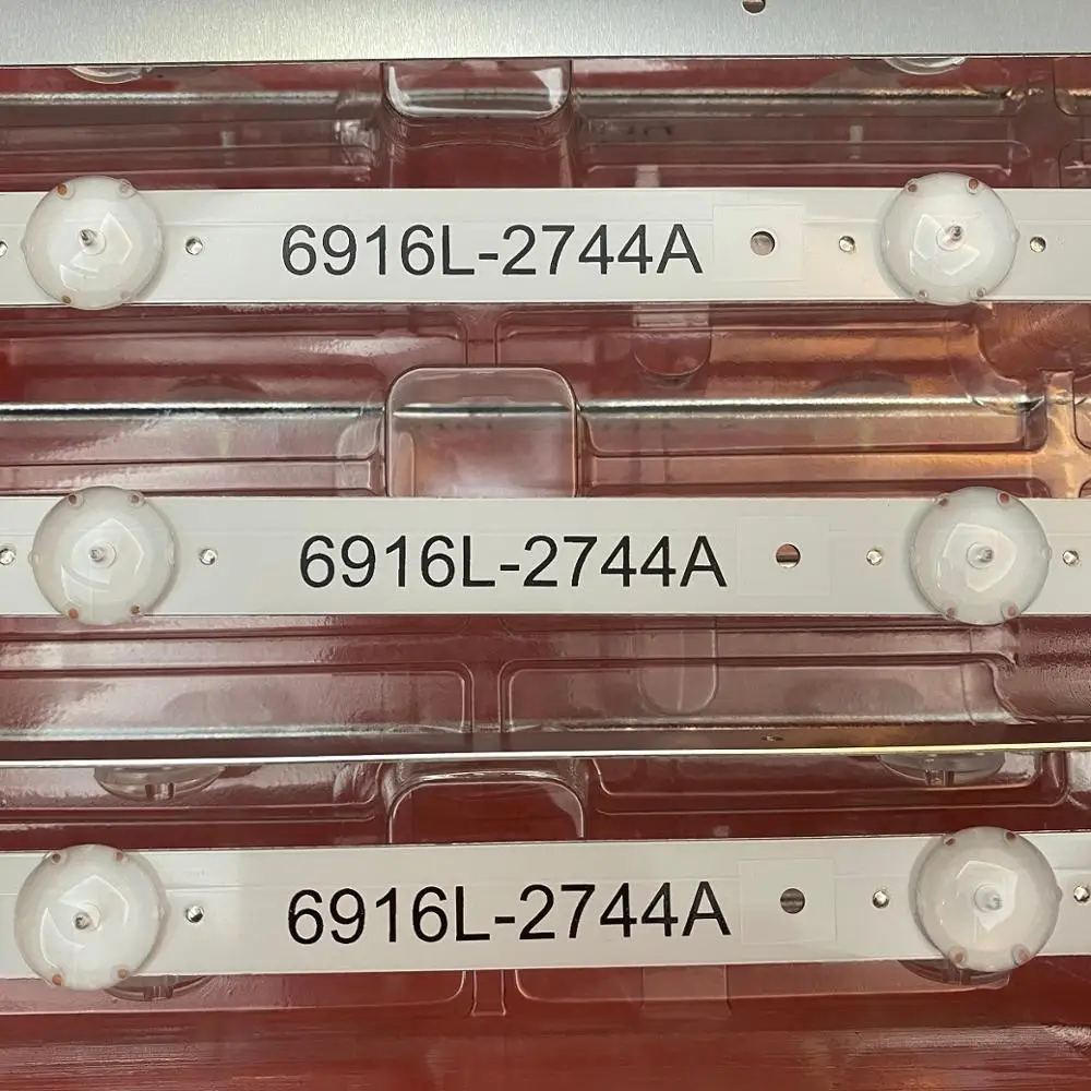 3 шт./компл. светодиодный Подсветка полосы для LG 43UH620V 43UH610T 43UH630V 43UH603V 6916L 2744A UHD 1 LC430DGE
