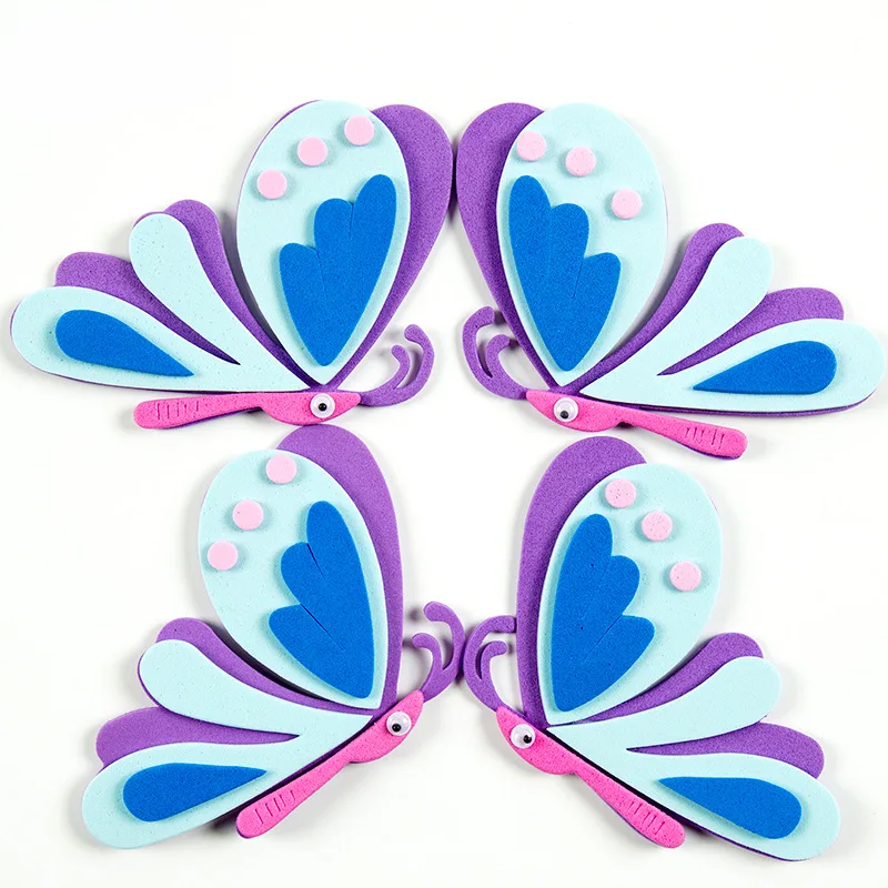 Marco de foto de dibujos animados 3D hecho a mano para ni&ntilde;os, Material EVA, juguetes de paquete para decoraci&oacute;n del hogar, artesan&iacute;as y artes ZLL-2