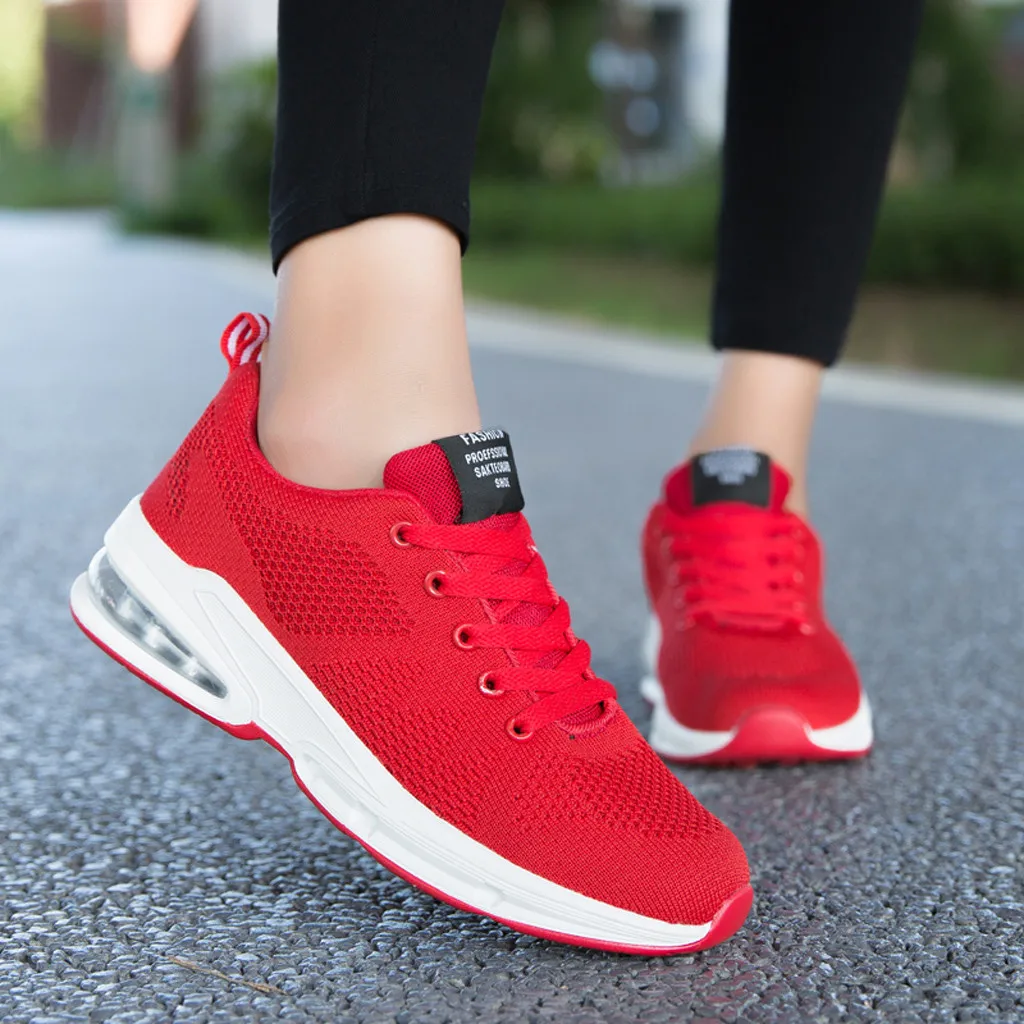 Женские кроссовки для бега Повседневные Дышащие сетчатые удобные легкие