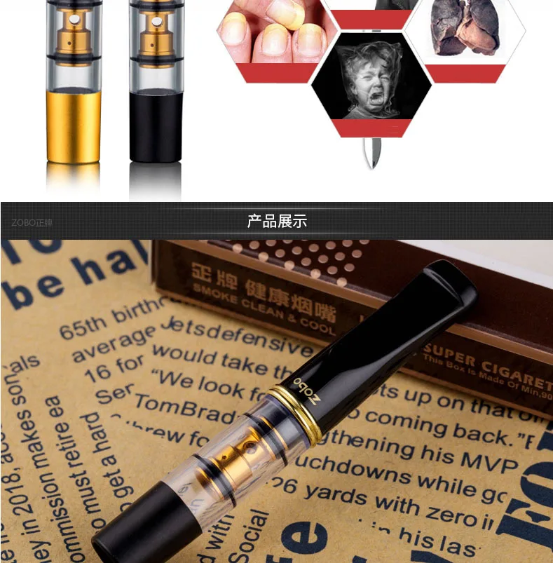 Ручной моющийся магнит двойной держатель для сигарет фильтр Держатель для сигарет резные металлические трубы фильтр для мундштука аксессуары для курения