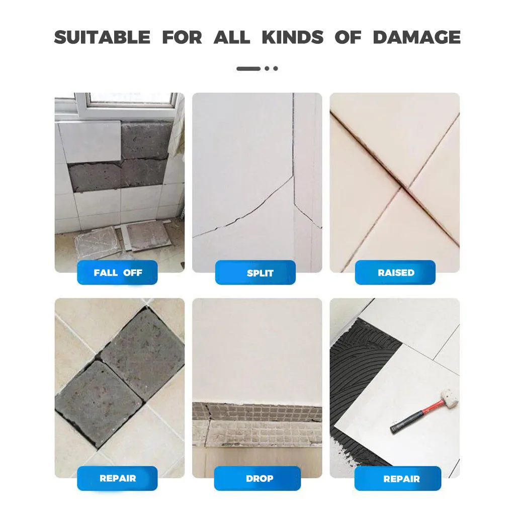 Легко связанный сверхпрочный клей для плитки свободный ремонта в ванной комнате