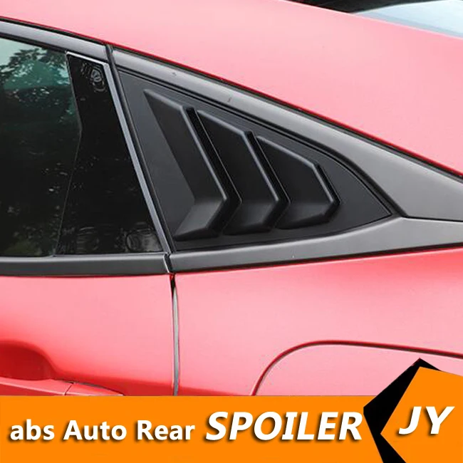 Для HONDA CIVIC 2016-2018 Седан ABS затемнения для задних дверей и окон жалюзи рама оконный