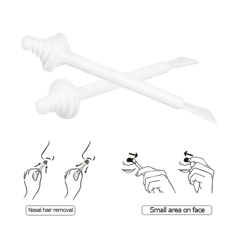 20 штук нос воском Пластик Stick одноразовые палочки лопатка для отдавливания языка