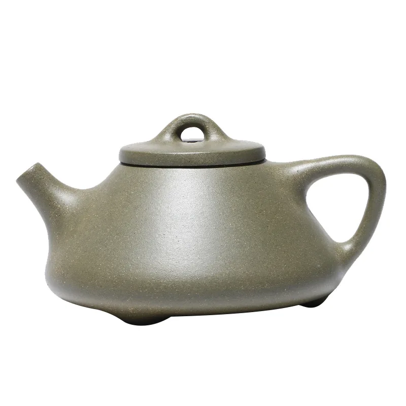 

Teapot gift original mine qingduanni Yixing handmade purple clay pot engraved with characters