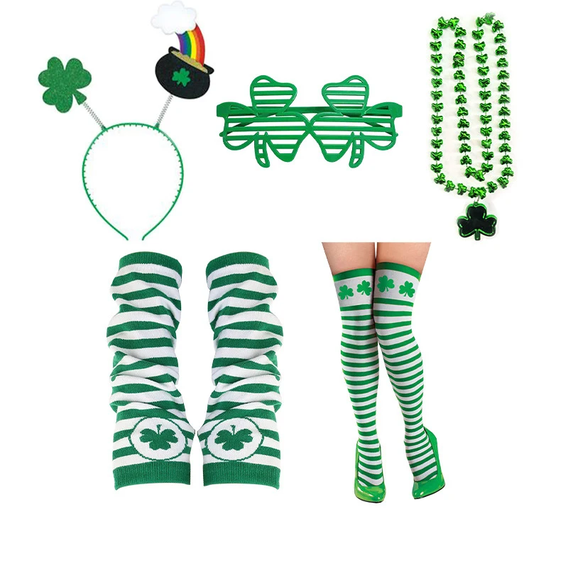 S T. Набор Shamrock на день Патрика необычный и новый набор для Дня Святого обруч волос