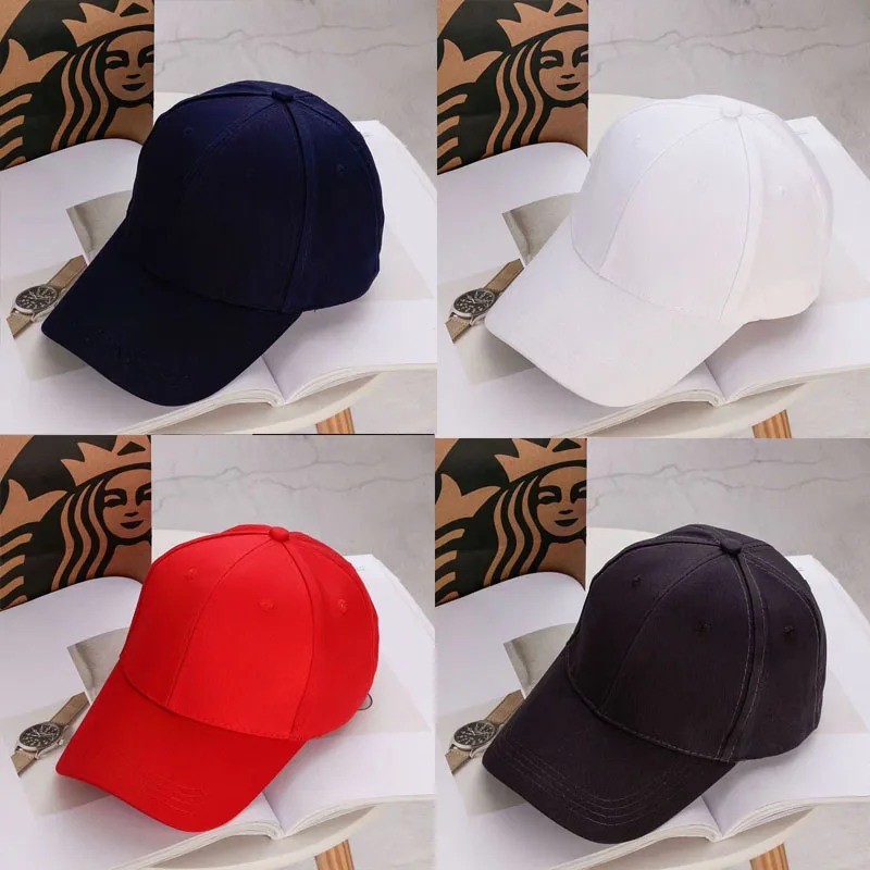 Бейсбольная кепка для мужчин и женщин Snapback модная гольфа одноцветные пары