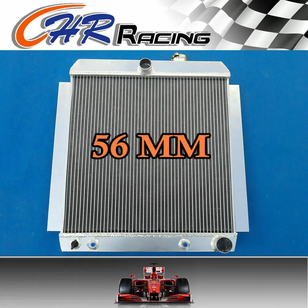 

56MM Aluminum Radiator For 1948-1954 CHEVY TRUCK PICK UP AT 48 49 50 51 52 53