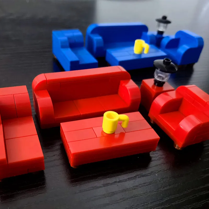 Совместимый набор мебели для дивана строительные блоки детали MOC Классический