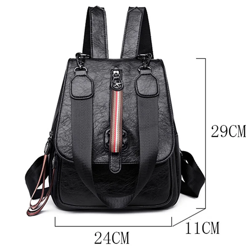Многофункциональный женский рюкзак женские мягкие кожаные рюкзаки Mochila Feminina