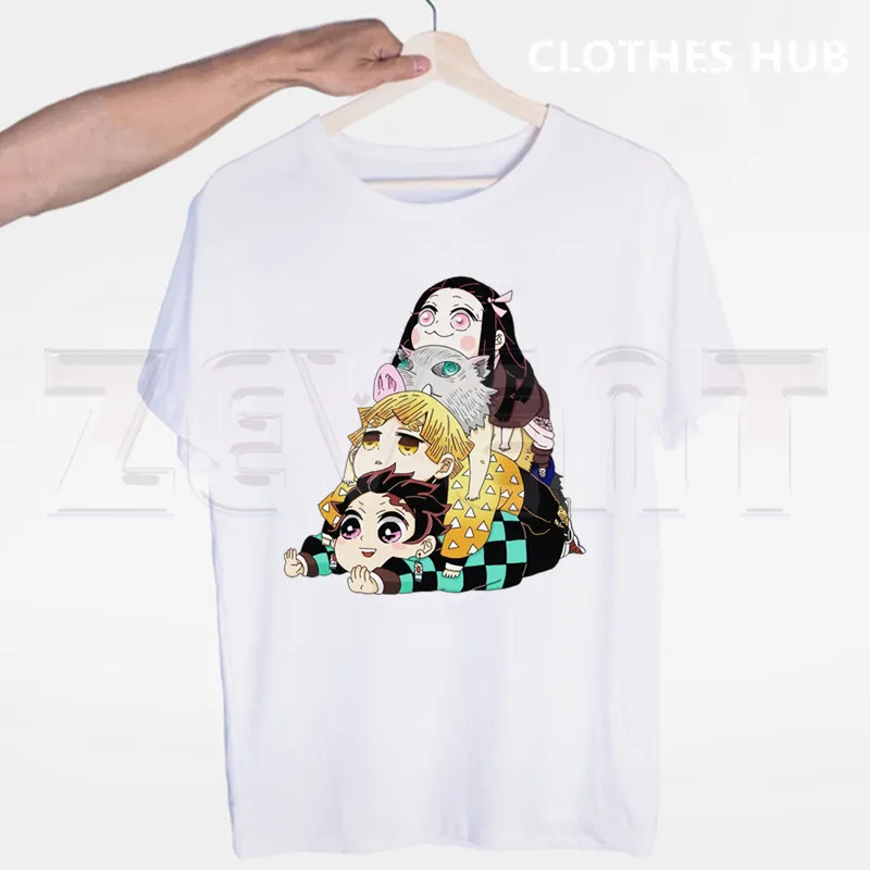 

Новое поступление, футболка Kimetsu No Yaiba, Графические Топы, уличная одежда, футболка, незуко камадо, убийца демонов, японское аниме для мужчин