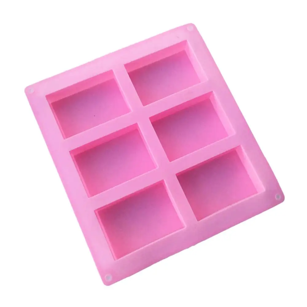 Силиконовое прямоугольное мыло формы для изготовления бара торт печь лоток