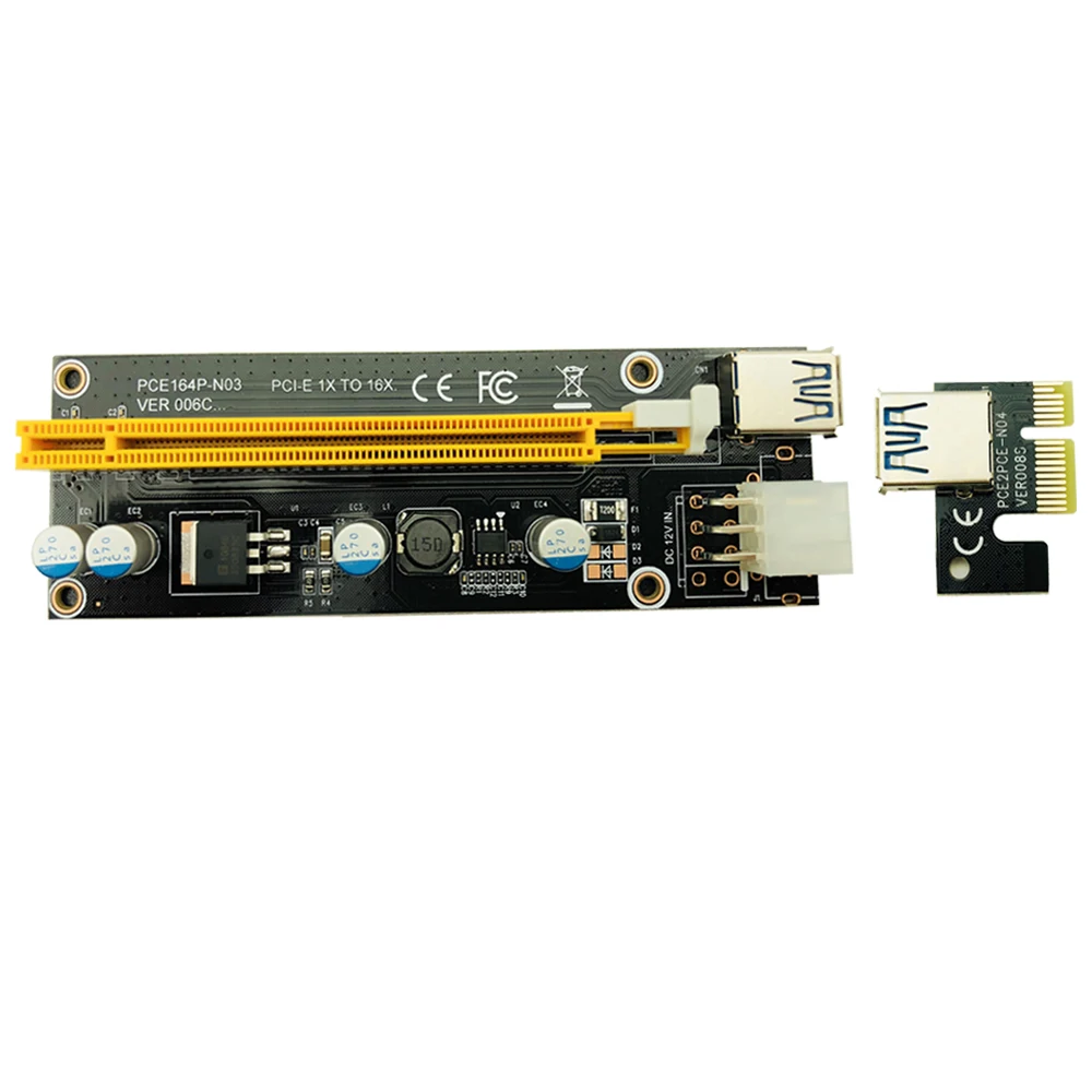 Новинка PCI-E Райзер PCI Express 1X до 16X карта от 1 4 USB 3 0 усилитель концентратор адаптер с