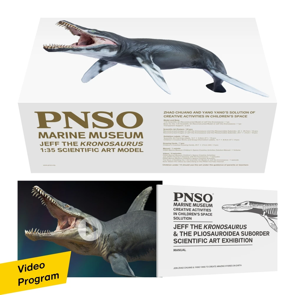 PNSO-modelo de arte cient&iacute;fico, Museo marino, JEFF, KRONOSAURUS 1:35-4