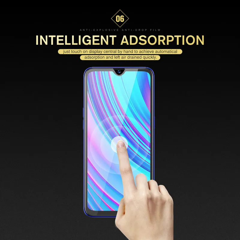 FQYANG 2 шт 9H полное закаленное стекло экрана для Realme U1 C1 2019 анти всплеск Защитное OPPO