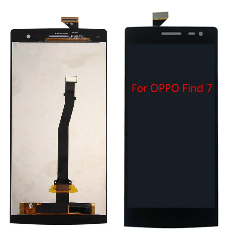 Для OPPO Find 7 X9007 X9006 Полный ЖК дисплей кодирующий преобразователь сенсорного экрана