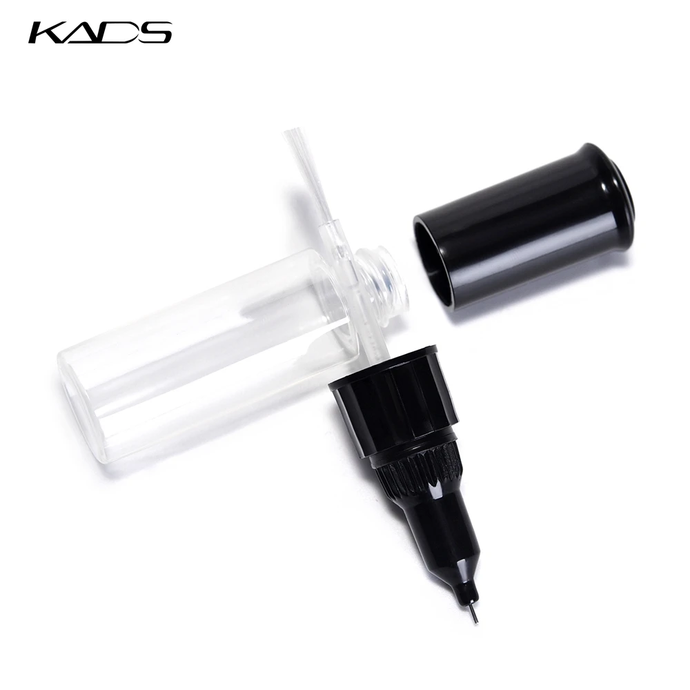 Kads 10 шт./компл. 7 мл прозрачная пластиковая пустой nail art pen для лак ногтей бутылки|nail