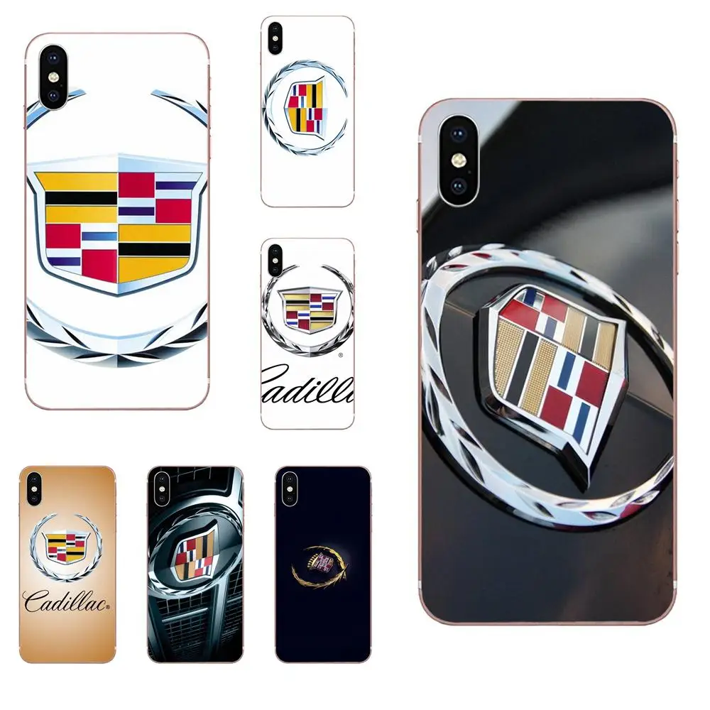 Кадиллак Логотип Обложка с рисунком красочные Стиль чехол для телефона Galaxy J1 J2 J3
