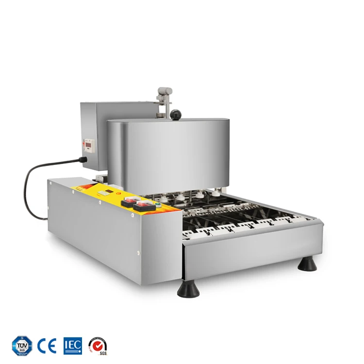 110v 220v автоматическая 6 raws машина для изготовления пончиков вафельница для пончиков электрический автомат для Жарки пончиков машина для обработки теста