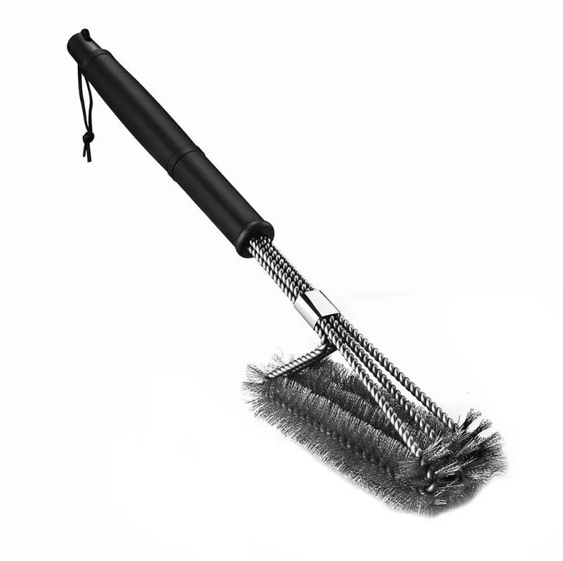 Щетка для барбекю не прилипающая щетка из нержавеющей стали с ручкой прочный