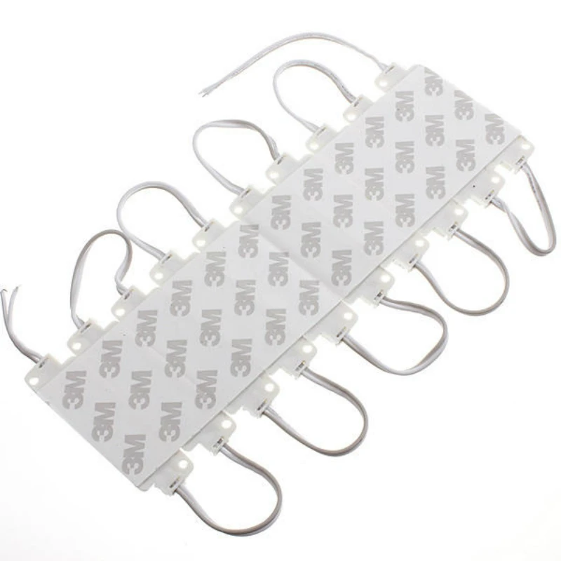 10 шт./лот светодиодный модуль свет литья Водонепроницаемый 3LED 5630 SMD белый/теплый