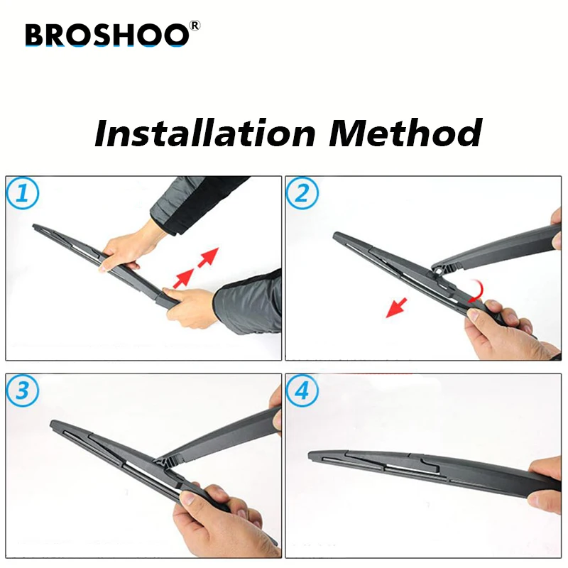 

BROSHOO Car Rear Wiper Blades Back Windscreen Wiper Arm For Hyundai i30/i30CW Hatchback (2009-) 310mm,Windshield Auto Styling