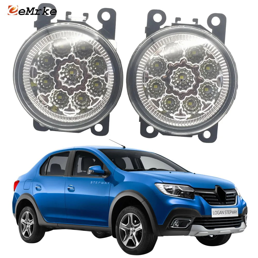 

2 шт., светодиодсветодиодный Противотуманные фары H11 для Renault Logan Stepway Logan CIS-Spec 2018 2019 2020