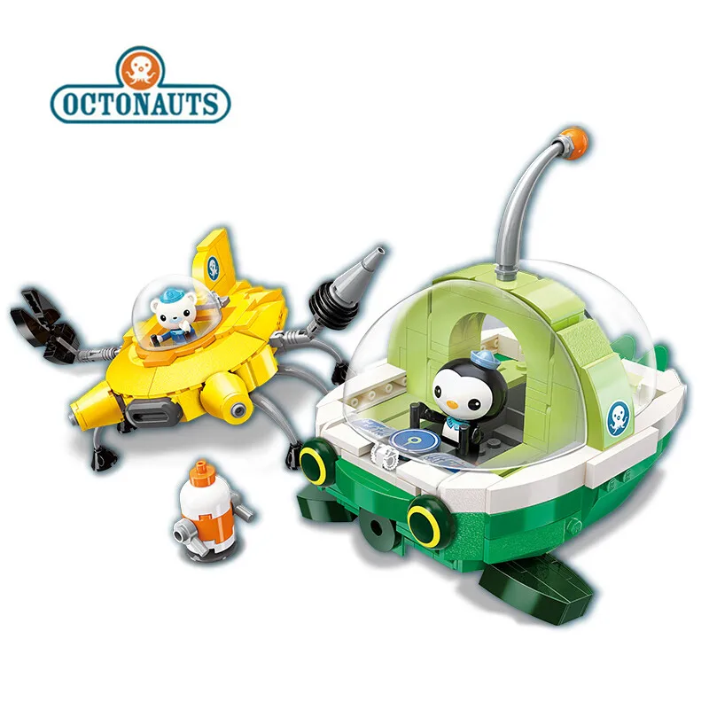 Octonauts Children's Rescue Ship Set Series Building Blocks Assembling Toys Puzzle DIY Assembling Building Blocks Children Toys