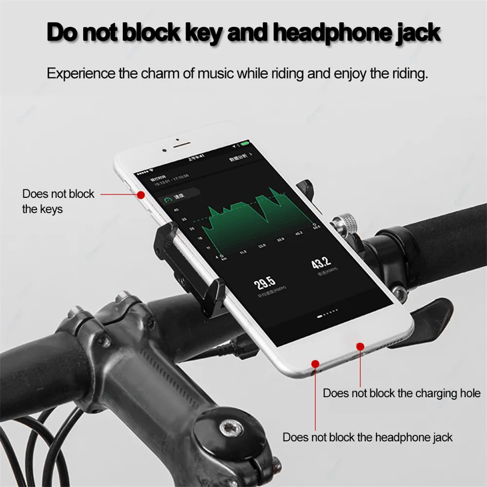 aluminum alloy bike bicycle phone holder for iphone samsung universal cell phone holder scooter moto bike handlebar phone stand free global shipping