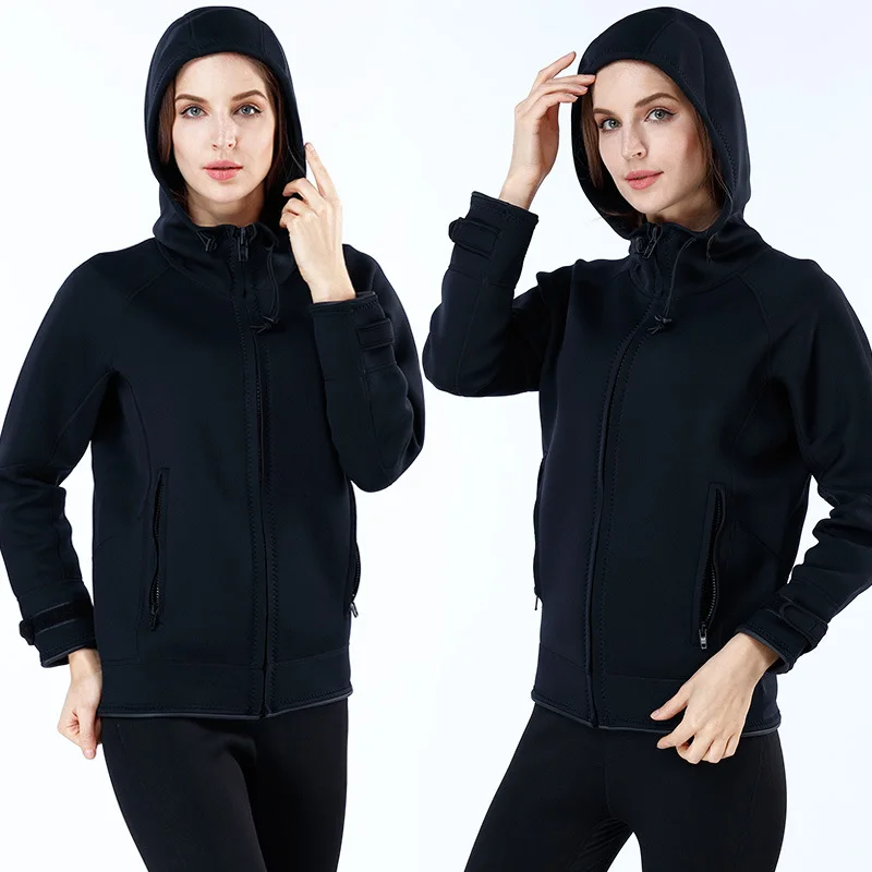 Куртка для дайвинга Неопреновая водонепроницаемая с капюшоном 2 мм|Комбинезоны| |