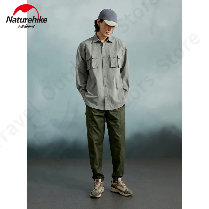 Naturehike функциональная куртка рубашка с квадратным воротником несколькими