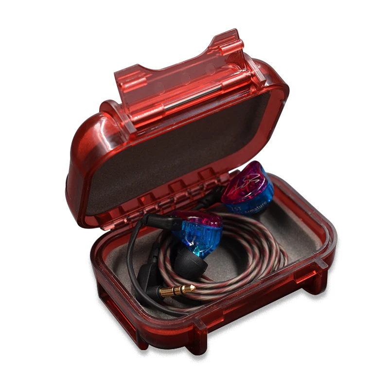 

CCA Earphone Accessories Earphone Hard Case Bag Abs Resin Waterpr Colorful Protective Portable Storage Case Bag Box For Earbuds