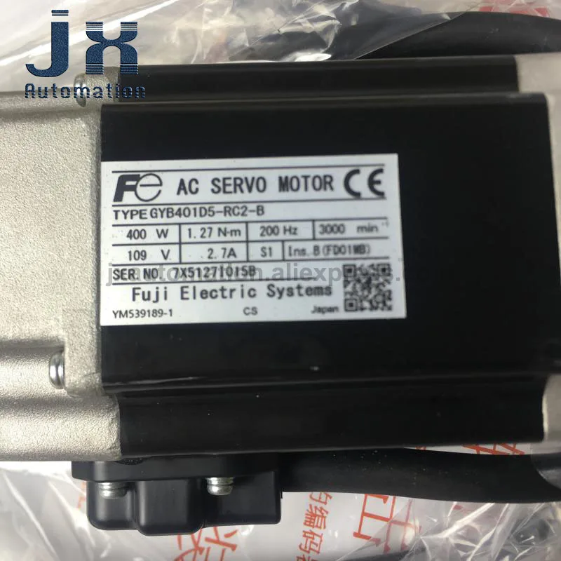 100% Оригинальный Серводвигатель Fuji GYB401D5 RC2 400 Вт 2.7A серводвигатель переменного