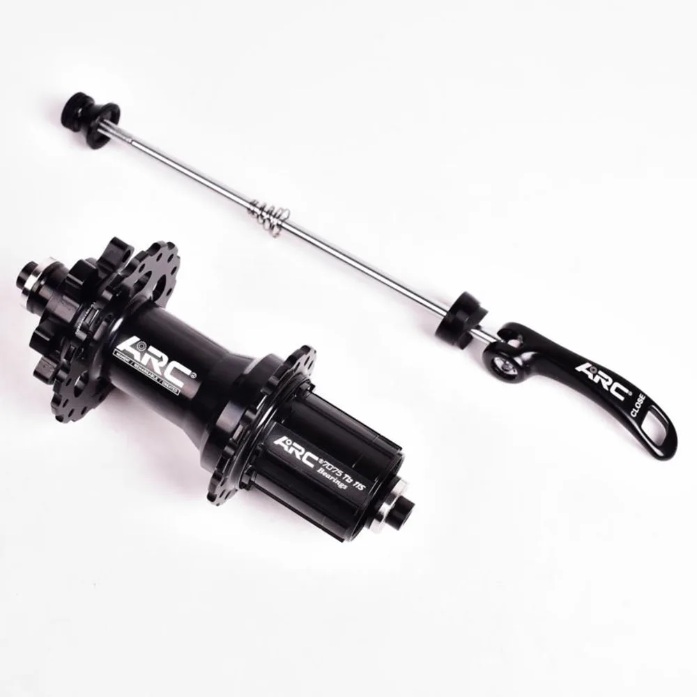 32H black only Rear ARC MTB концентратор для горного велосипеда 28 32 36 отверстие спереди 2 подшипника сзади 4 подшипника 120 клик 8S 9S 10S 11S 11 скоростная ступица Аксессуары для велосипеда - Цвет: 32H black only Rear