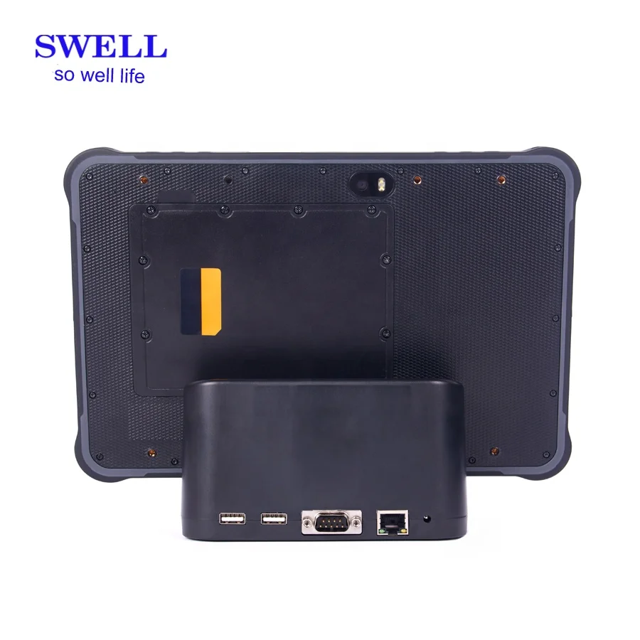 

10inch 64gb 128gb rom handheld tablet pc win10 pro with docking station vehicle charger IP65 4G rugged tablet pc