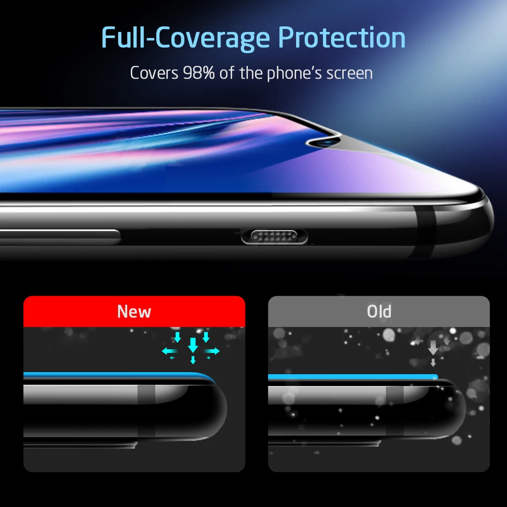2 шт. 9H камера закаленное стекло пленка и переднее для OnePlus 7 T чехол аксессуары