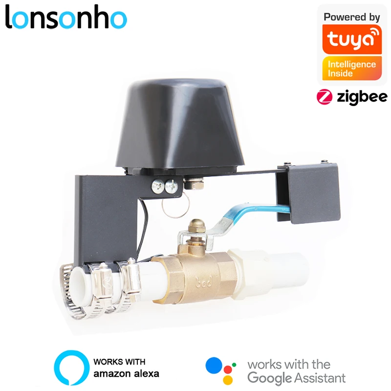 Умный контроллер клапана Lonsonho Tuya Zigbee беспроводной пульт дистанционного