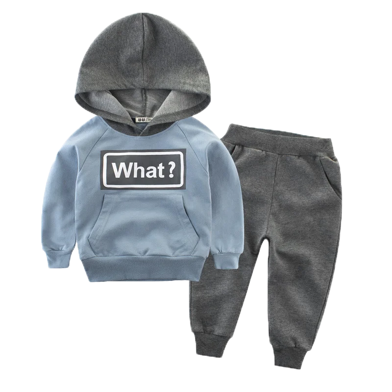 

Children's Clothing Two Piece Set Autumn Spring Hooded Kids Jacket and pant Cotton Baby Hoodie Baby Boys Clothes Children Suit