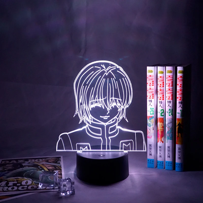 Kurapika фигурный акриловый ночсветильник Аниме подарок Hunter X лампа для детской