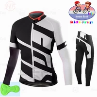 childrens spring and autumn long sleeve cycling jersey babyteam cycling jersey boys mountain bike cycling pants ropa ciclismo