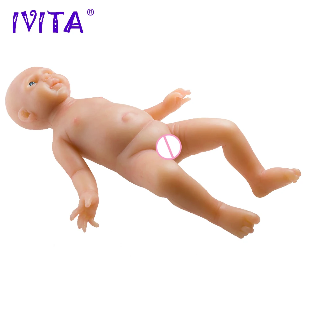 IVITA WG1520, 48 см, 3500 г, полностью силиконовые реборн для младенцев, реалистичные голубые глаза, открытые мягкие куклы для детей, реалистичные детские игрушки для девочек