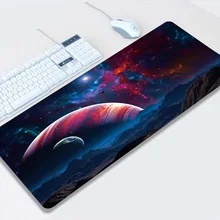 2022 Night Sky Mouse-pad with Sewn Edges Thermal Transfer Printed Mice Mat Laptop Notebook Keyboard Pad Gaming Accessories 2mm