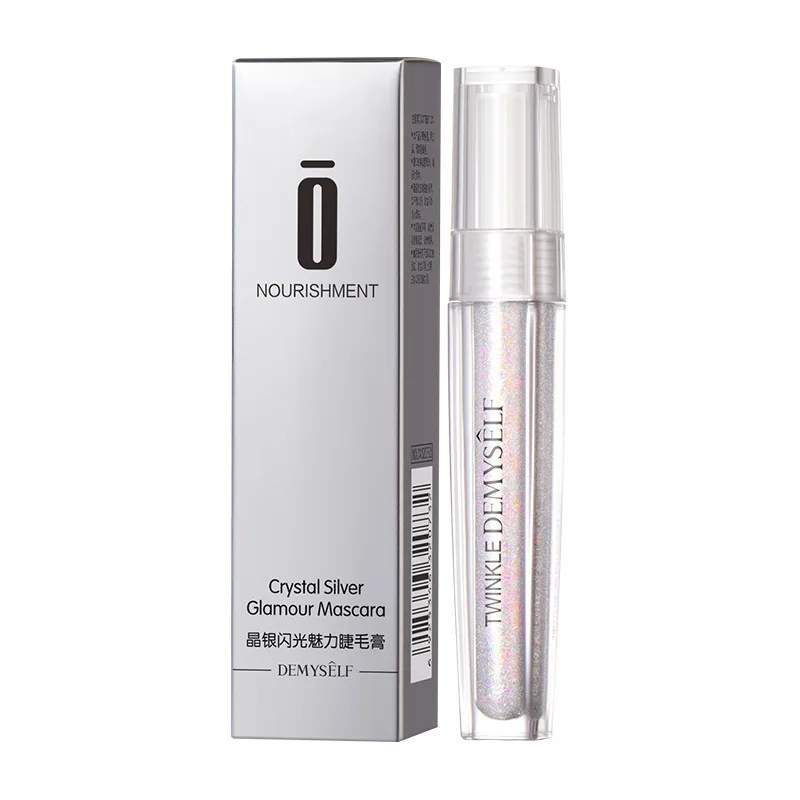 

Crystal Silver glamour Mascara anti makeup, easy to apply mild and no mascara.