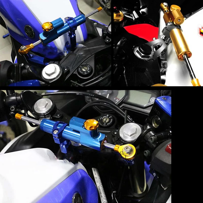 Для мотоцикла Yamaha YZF R3 R25 MT25 YZFR3 2015 2016 2017 CNC демпфер Стабилизатор руля Линейный