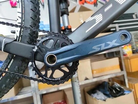 Прямой кронштейн 32T 34T 36T 38T 40T велосипедная Звездочка MTB узкая широкая цепь для Deore