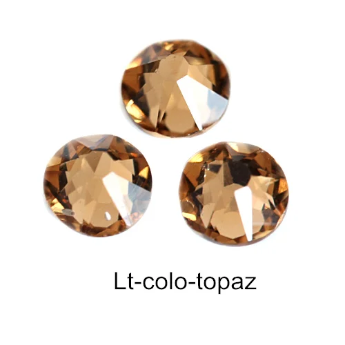 lt Col.Topaz Стразы горячей фиксации, цветные, железные стразы, лучшее качество, 8 больших и 8 маленьких стразов, стразы горячей фиксации для свадебного платья F0059, 1440 шт - Цвет: lt Col.Topaz