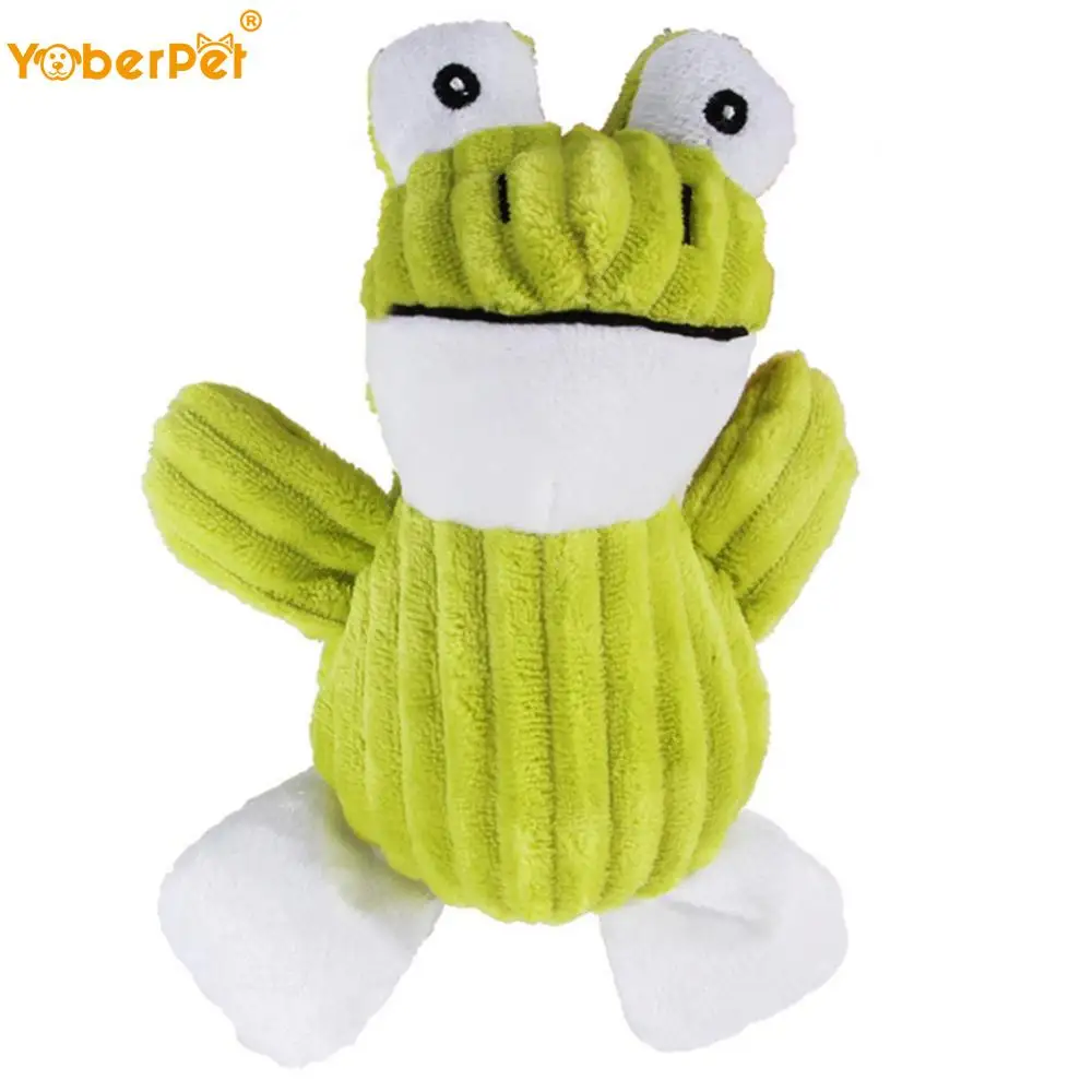 YoberPet плюшевые собаки игрушки пищащие красная синяя свинья зеленая лягушка