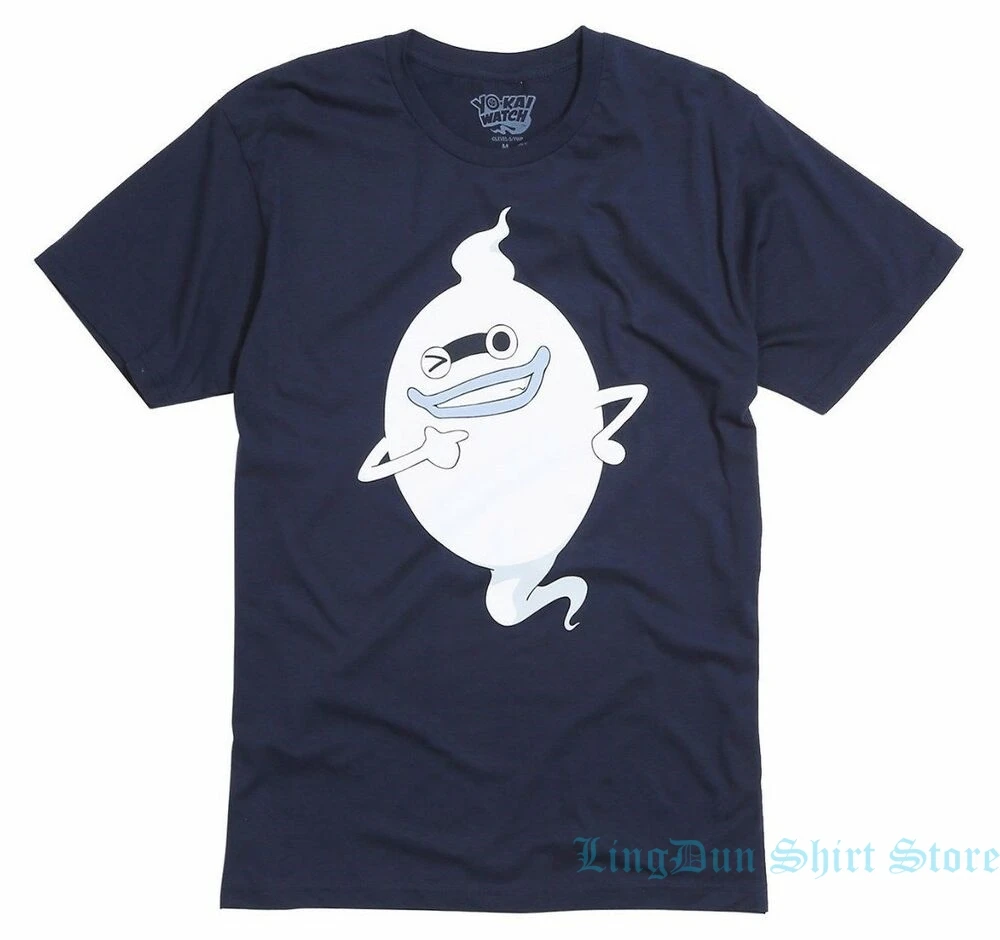 Футболка с рисунком аниме Yo Kai Yokai Watch футболка WHISPER для мужчин и женщин футболки 100%